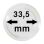 Lindner Kapseln - 33,5 mm - 10er Pack