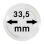 Lindner Kapseln - 33,5 mm - 10er Pack