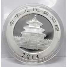 China 10 yuan 2014  Panda vergoldet*