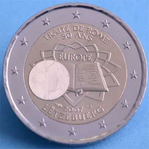 Luxemburg 2 Euro 2007 " Römische Verträge "