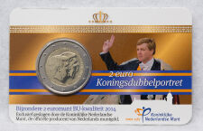Niederlande 2 Euro 2014 - Doppelportrait - Willem-Alexander / Beatrix - BU Coincard