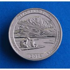 USA 25 Cent 2014 "Beautiful Quarter - Great Sand...