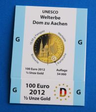 Goldeuroschuber für 100 Euro 2012 "Dom zu...