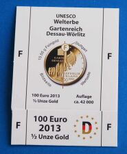Goldeuroschuber für 100 Euro 2013 "Dessau...