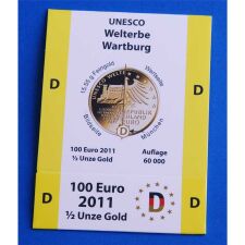 Goldeuroschuber für 100 Euro 2011...