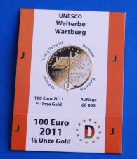 Goldeuroschuber für 100 Euro 2011...