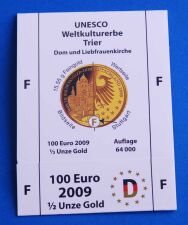 Goldeuroschuber für 100 Euro 2009 "Trier"...