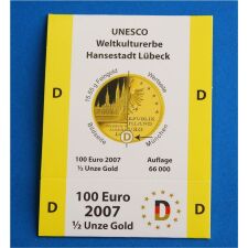 Goldeuroschuber für 100 Euro 2007...