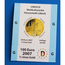 Goldeuroschuber für 100 Euro 2007...