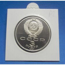 Russland 3 Rubel 1987 "Oktober Revolution"*