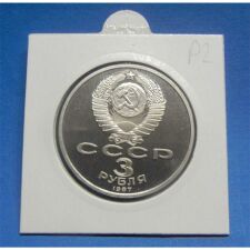 Russland 3 Rubel 1987 "Oktober Revolution"*