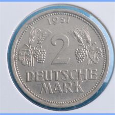 Deutschland 2 Mark 1951 Ähren J *