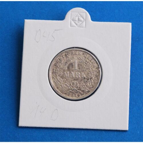 Deutsches Reich 1 Mark 1914 D *
