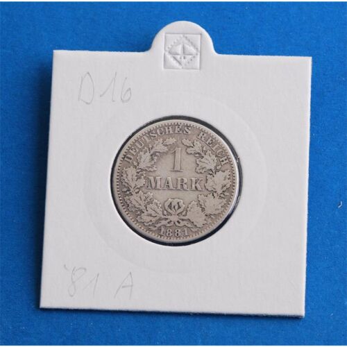 Deutsches Reich 1 Mark 1881 A *