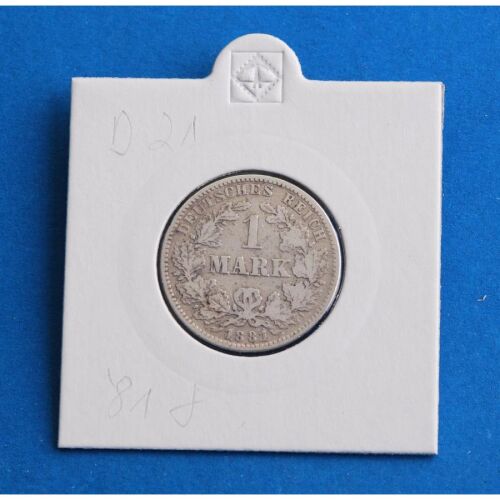 Deutsches Reich 1 Mark 1881 J *
