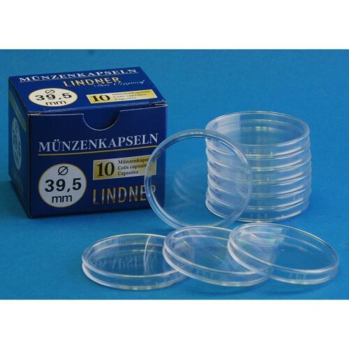 Lindner Kapseln - 39,5 mm - 10er Pack