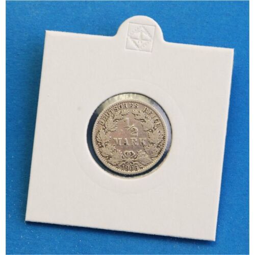 Deutsches Reich 1/2 Mark 1906 F *