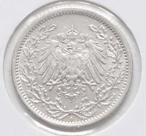 Deutsches Reich 1/2 Mark 1916 D *