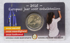 Belgien 2 Euro 2015 - Europäisches Jahr für Entwicklung - wallonische Coincard