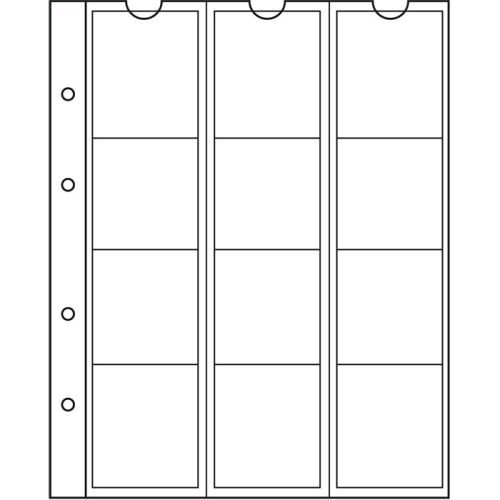 Leuchtturm Münzhüllen NUMIS, 12 Fächer bis 44 mm Ø