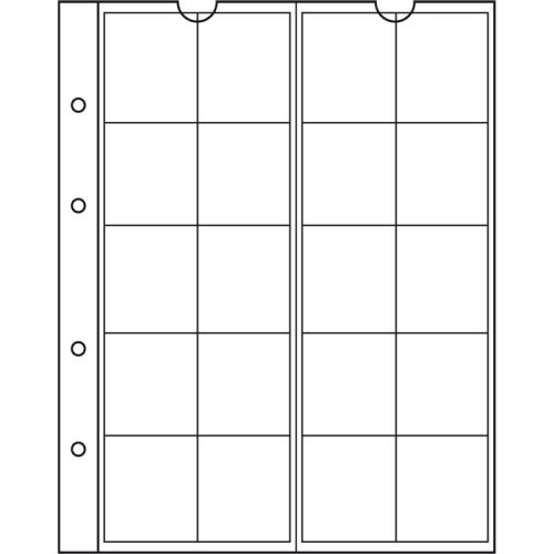 Leuchtturm Münzhüllen NUMIS, 20 Fächer bis 34 mm Ø