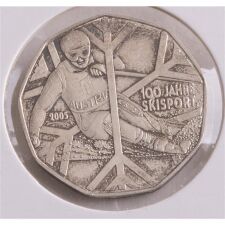 Österreich 5 Euro 2005 "100 Jahre Skisport"*