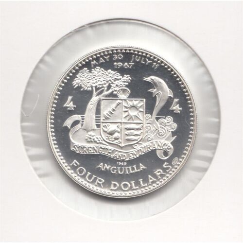 Anguilla 4 Dollars 1967 Atlantic Star*