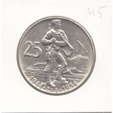 Tschechoslowakei 25 Korun 1954 "Aufstand"*