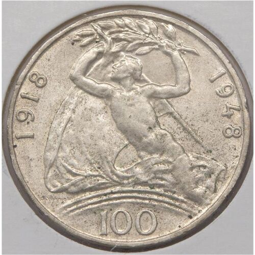 Tschechoslowakei 100 Korun 1948 "Universität Prag"*