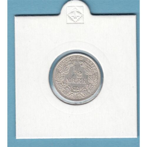 Deutsches Reich 1/2 Mark 1914 A *