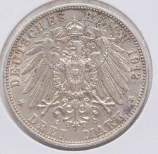 Deutsches Reich 3 Mark 1912 - Friedrich II. - Baden*