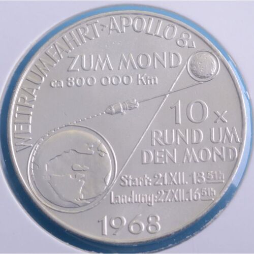 Silbermedaille Weltraumfahrt Apollo 8*