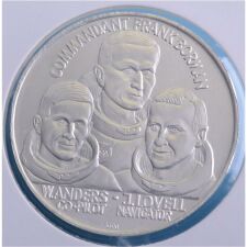 Silbermedaille "Weltraumfahrt Apollo 8"*