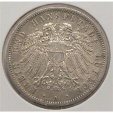 Deutsches Reich 3 Mark 1910 - Freie und Hansestadt Lübeck*