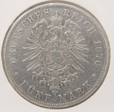 Deutsches Reich 5 Mark 1876 - Friedrich - Baden*