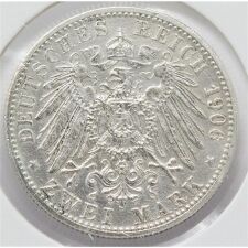 Deutsches Reich 2 Mark 1906 "Friedrich und Luise von Baden / Goldene Hochzeit"*