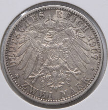 Deutsches Reich 2 Mark 1907 - Friedrich - Baden*