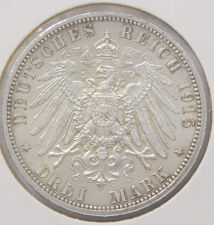 Deutsches Reich 3 Mark 1915 - Ernst August - Hochzeit - Braunschweig*