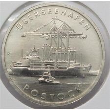 DDR 5 Mark 1988 - Überseehafen Rostock*