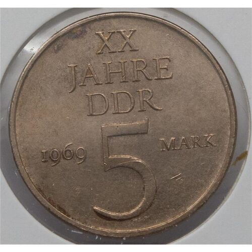 DDR 5 Mark 1969 - 20 Jahre DDR*