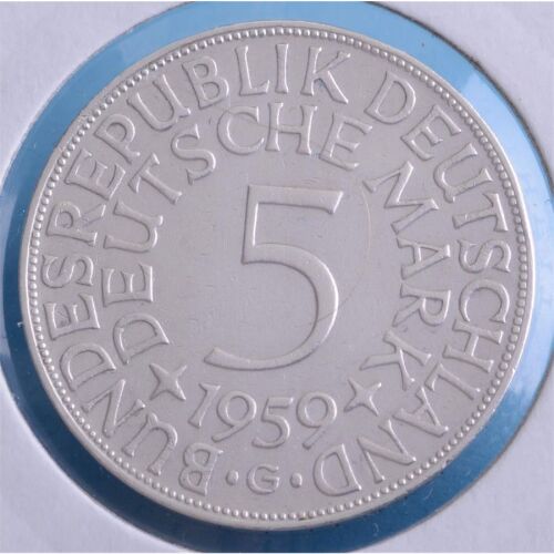 Deutschland 5 Mark 1959 G*