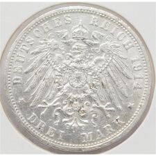 Deutsches Reich 3 Mark 1914 "Wilhelm II. - Preussen"*