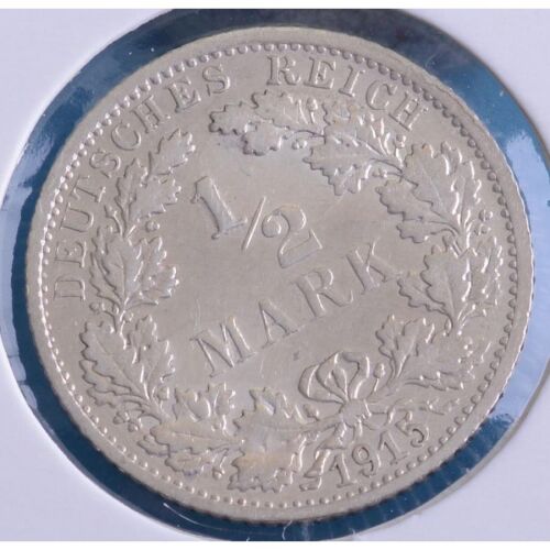 Deutsches Reich 1/2 Mark 1915 F*