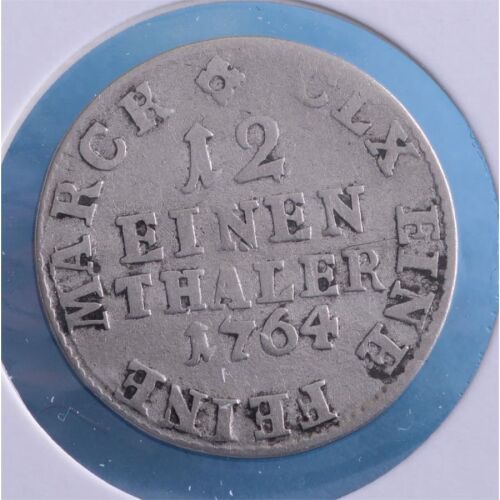 1/12 Taler 1764 SachsenAlbertinische Linie*