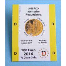 Goldeuroschuber für 100 Euro 2016...
