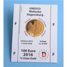 Goldeuroschuber für 100 Euro 2016...