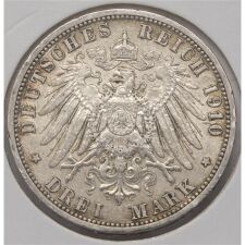 Deutsches Reich 3 Mark 1910 "Wilhelm II."*