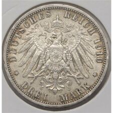 Deutsches Reich 3 Mark 1910 "Wilhelm II."*