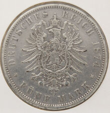Deutsches Reich 5 Mark 1874 - Wilhelm - Preussen*