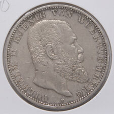 Deutsches Reich 5 Mark 1907 Wilhelm II. - Württemberg*